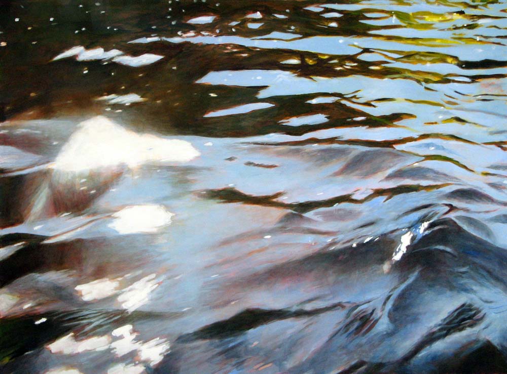 Mo Kilders, Bitou-River VI, 100 x 135 cm, 2014